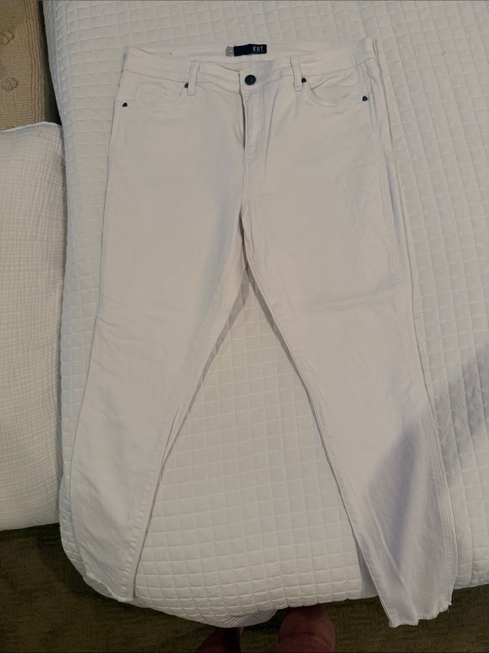 Kut from the Kloth White Skinny Jeans
